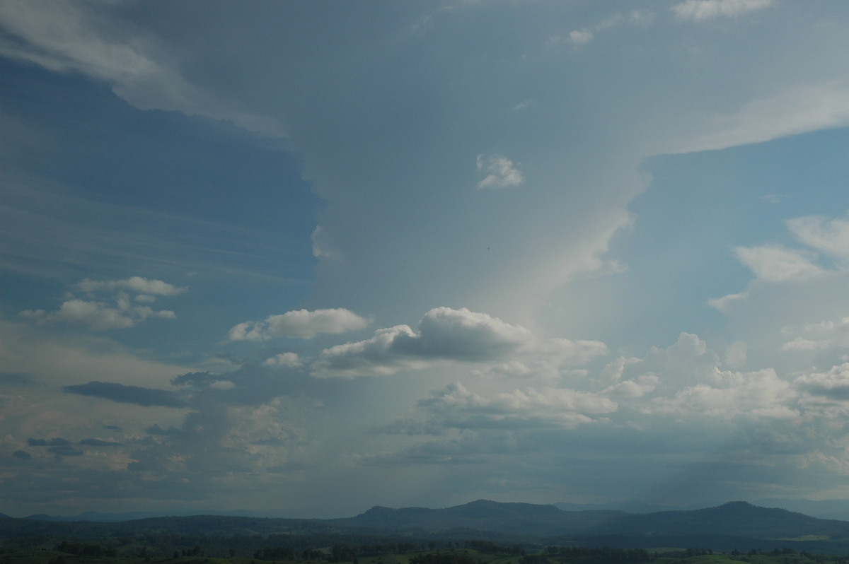 updraft thunderstorm_updrafts : Mallanganee NSW   9 November 2005