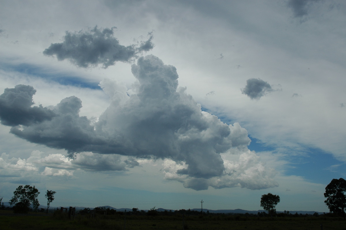 anvil thunderstorm_anvils : W of Casino, NSW   20 November 2005