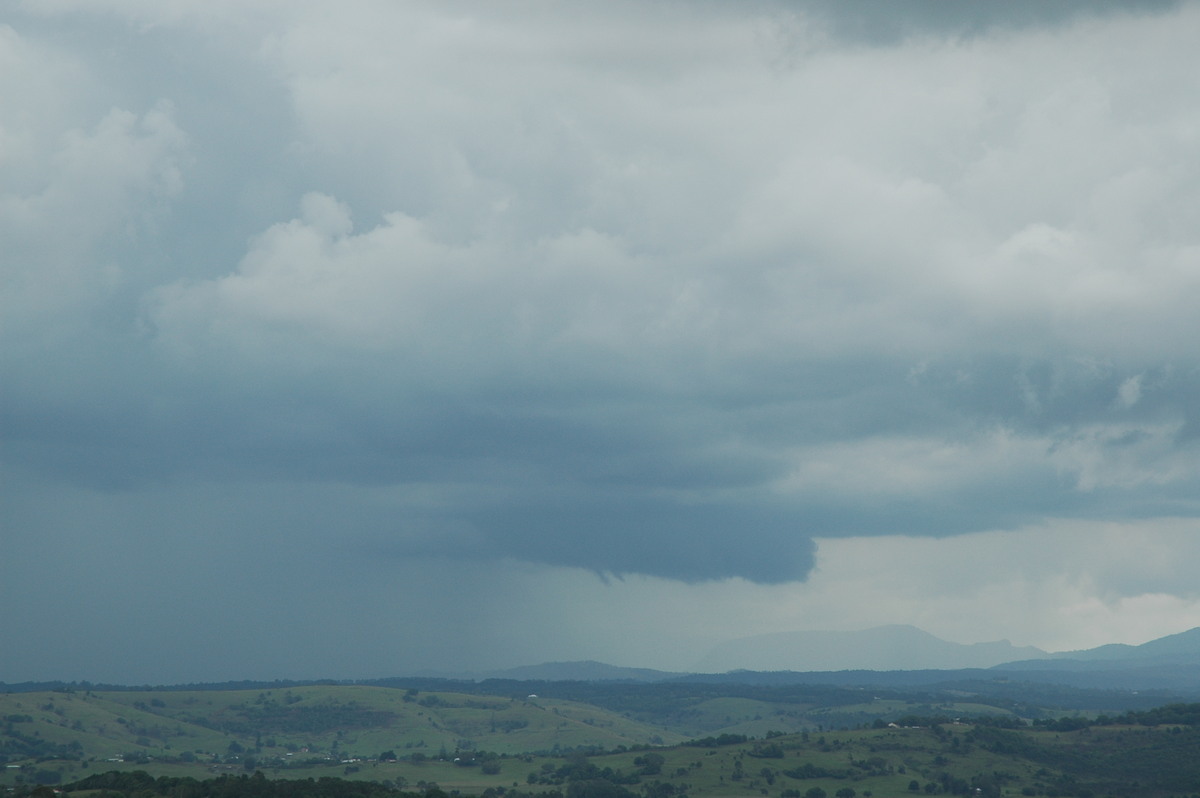 cumulonimbus thunderstorm_base : McLeans Ridges, NSW   23 November 2005