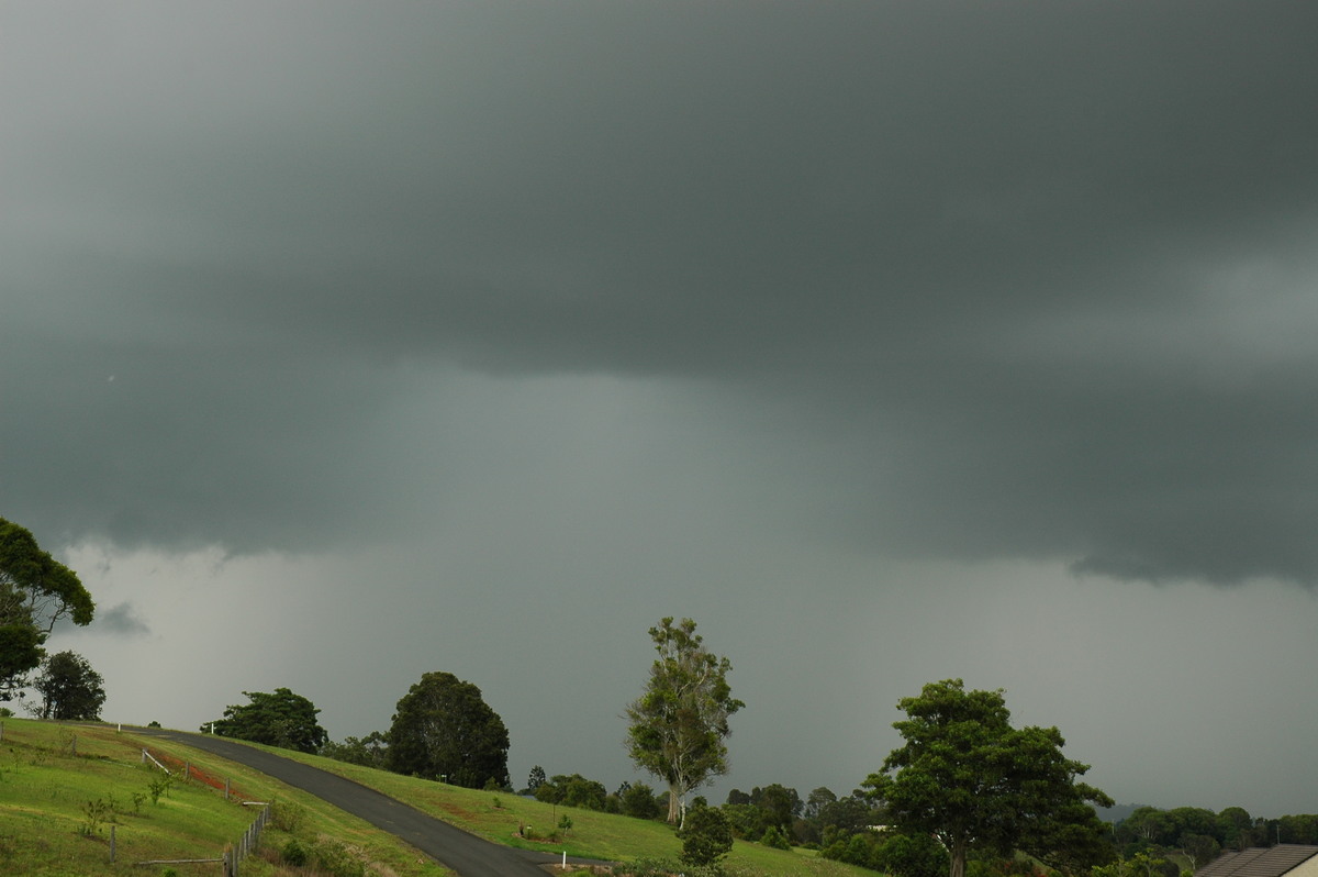 cumulonimbus thunderstorm_base : McLeans Ridges, NSW   23 November 2005