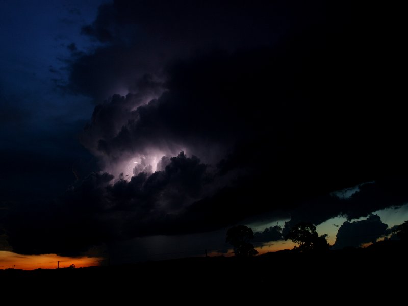 lightning lightning_bolts : Coonabarabran, NSW   25 November 2005