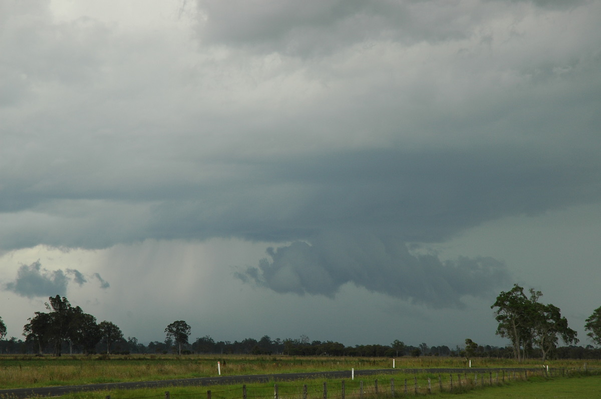 cumulonimbus thunderstorm_base : S of Lismore, NSW   1 December 2005