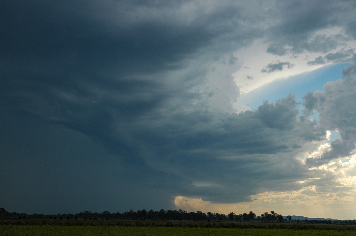 cumulonimbus thunderstorm_base : near Casino, NSW   13 December 2005