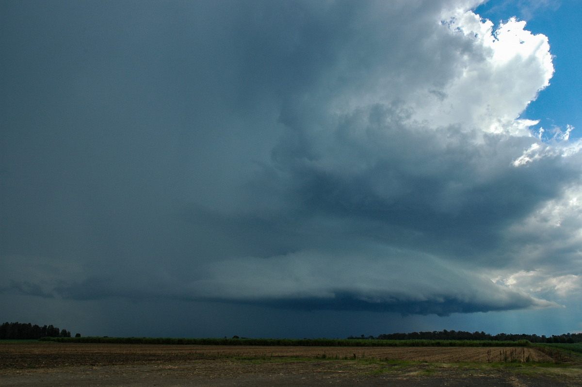 thunderstorm cumulonimbus_incus : W of Broadwater, NSW   17 December 2005