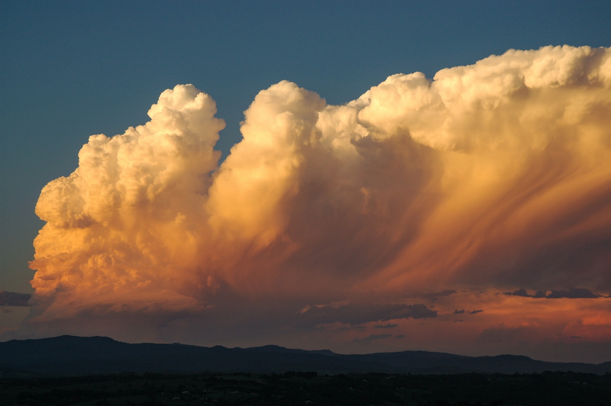 cumulonimbus supercell_thunderstorm : McLeans Ridges, NSW   17 December 2005