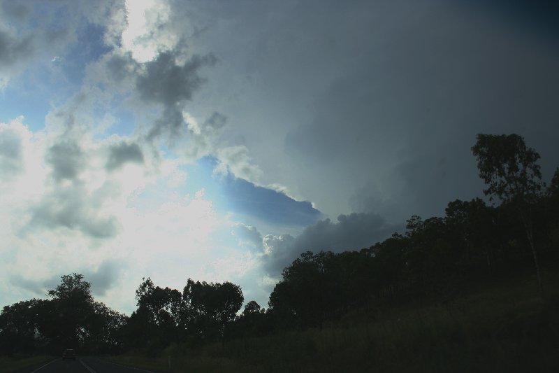 updraft thunderstorm_updrafts : near Yarraman, Qld   26 December 2005