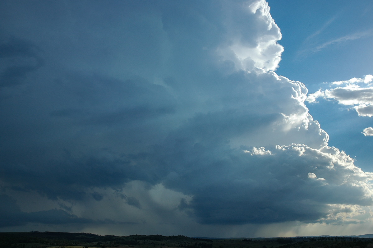 cumulonimbus supercell_thunderstorm : near Yarraman, QLD   26 December 2005