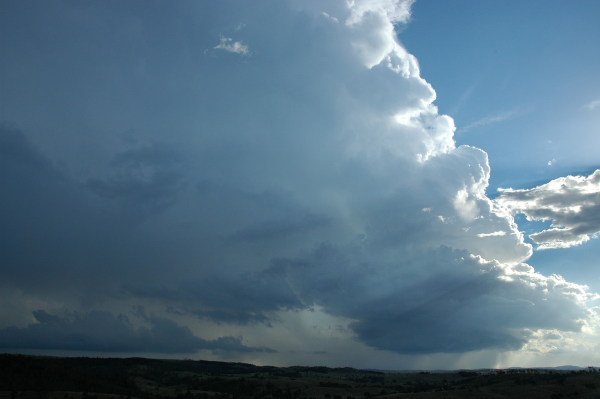 cumulonimbus supercell_thunderstorm : near Yarraman, QLD   26 December 2005