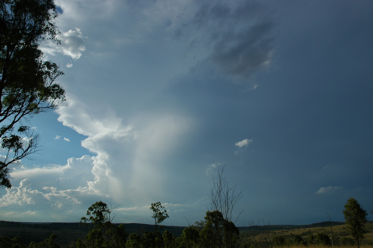 thunderstorm cumulonimbus_incus : near Yarraman, QLD   26 December 2005