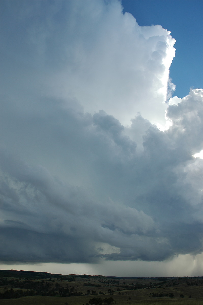 cumulonimbus thunderstorm_base : near Yarraman, QLD   26 December 2005