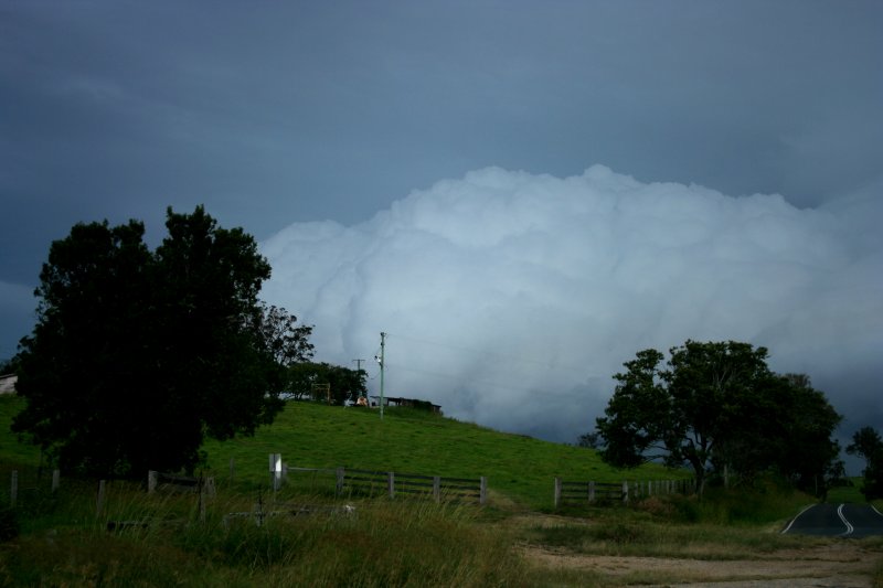 cumulonimbus thunderstorm_base : S of Nambucca Heads, NSW   28 December 2005