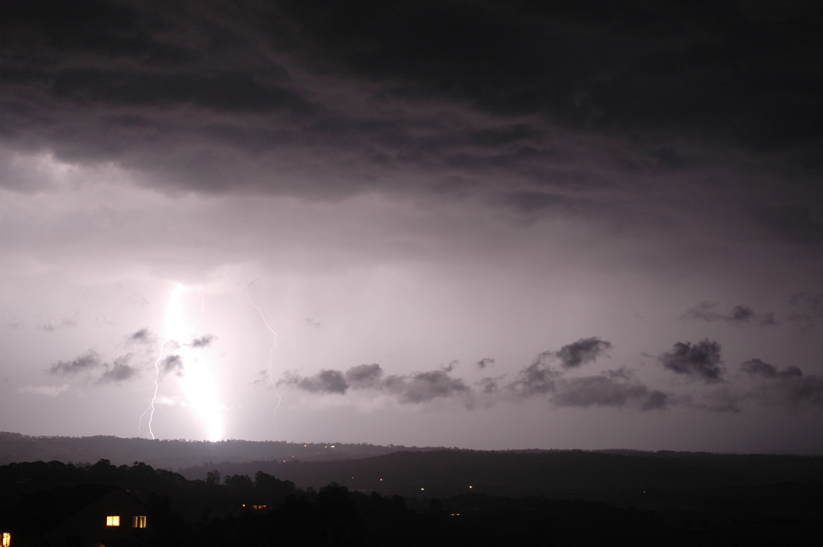 lightning lightning_bolts : McLeans Ridges, NSW   3 January 2006