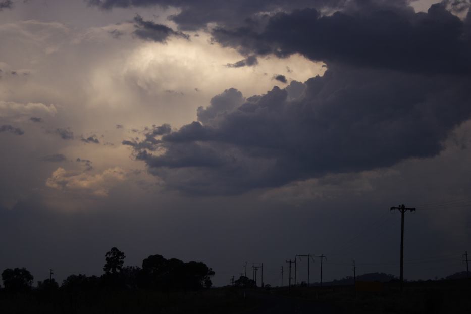 thunderstorm cumulonimbus_incus : W of Gulgong, NSW   24 January 2006