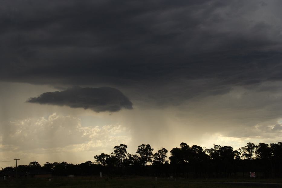 cumulonimbus thunderstorm_base : Greta East, NSW   19 February 2006