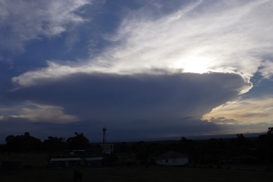 anvil thunderstorm_anvils : Riverstone, NSW   25 February 2006