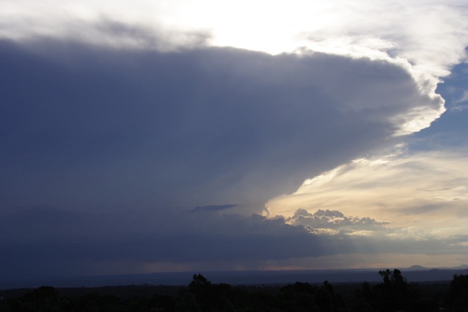 anvil thunderstorm_anvils : Riverstone, NSW   25 February 2006