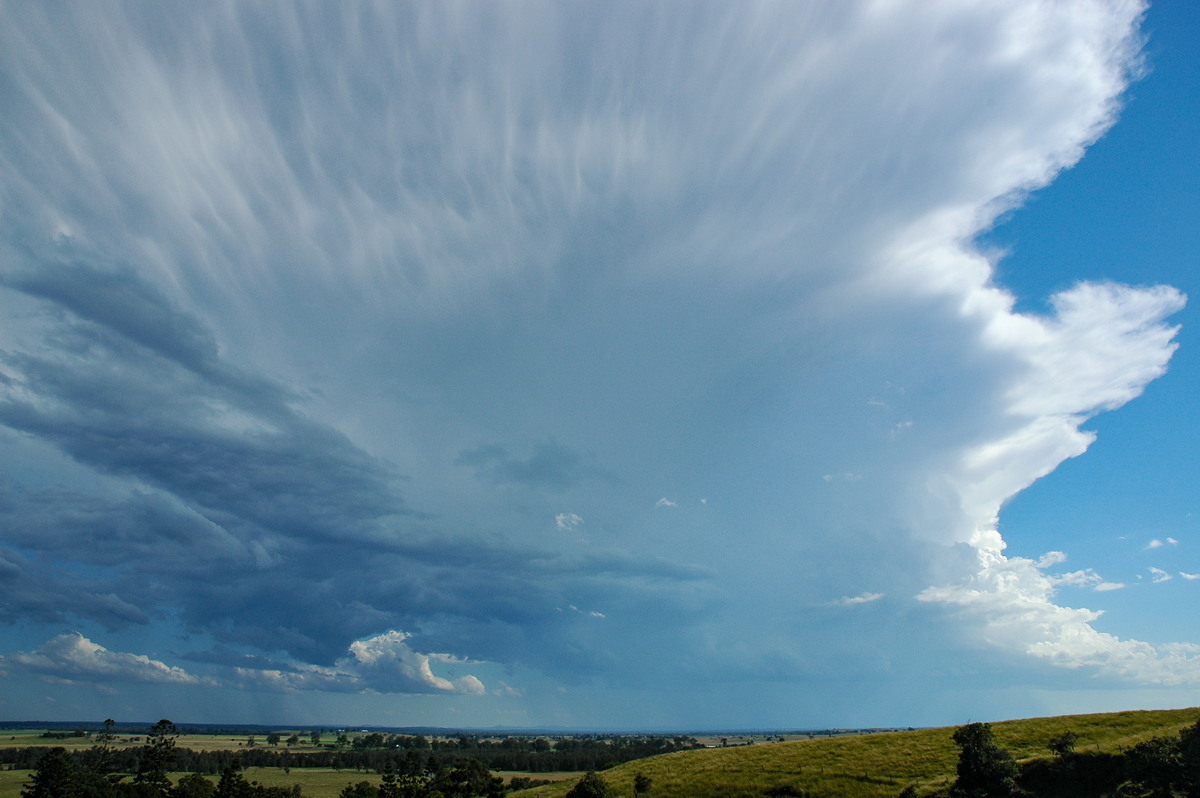 anvil thunderstorm_anvils : Tregeagle, NSW   4 April 2006