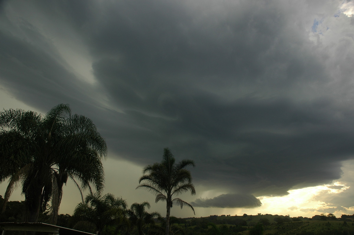 wallcloud thunderstorm_wall_cloud : Bangalow, NSW   4 April 2006