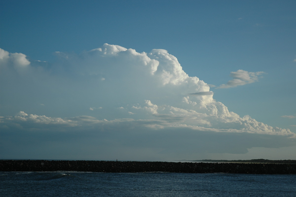 thunderstorm cumulonimbus_calvus : Ballina, NSW   15 April 2006