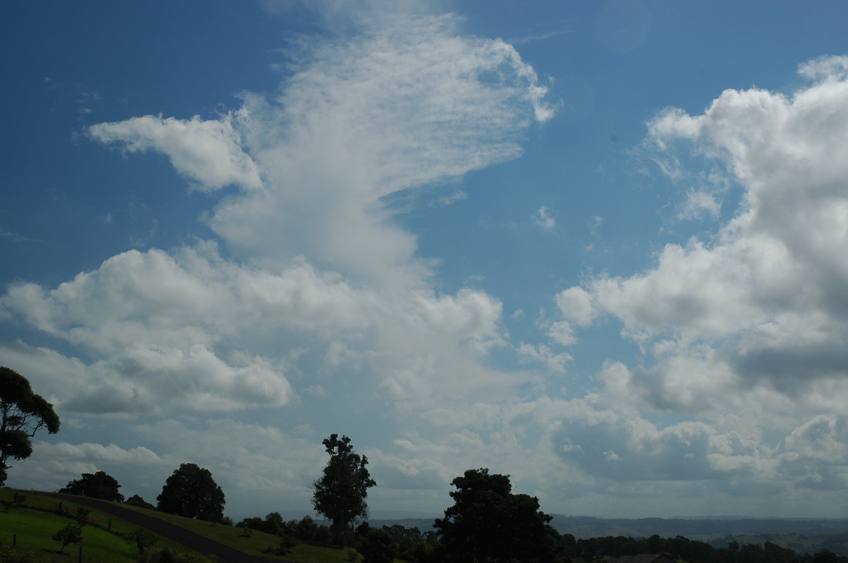 anvil thunderstorm_anvils : McLeans Ridges, NSW   21 April 2006