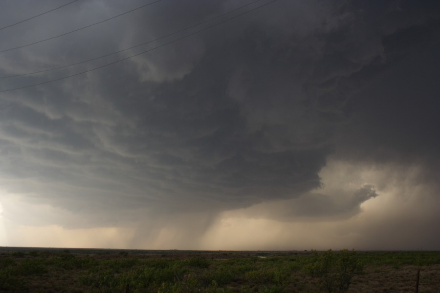 cumulonimbus thunderstorm_base : Seminole, Texas, USA   5 May 2006