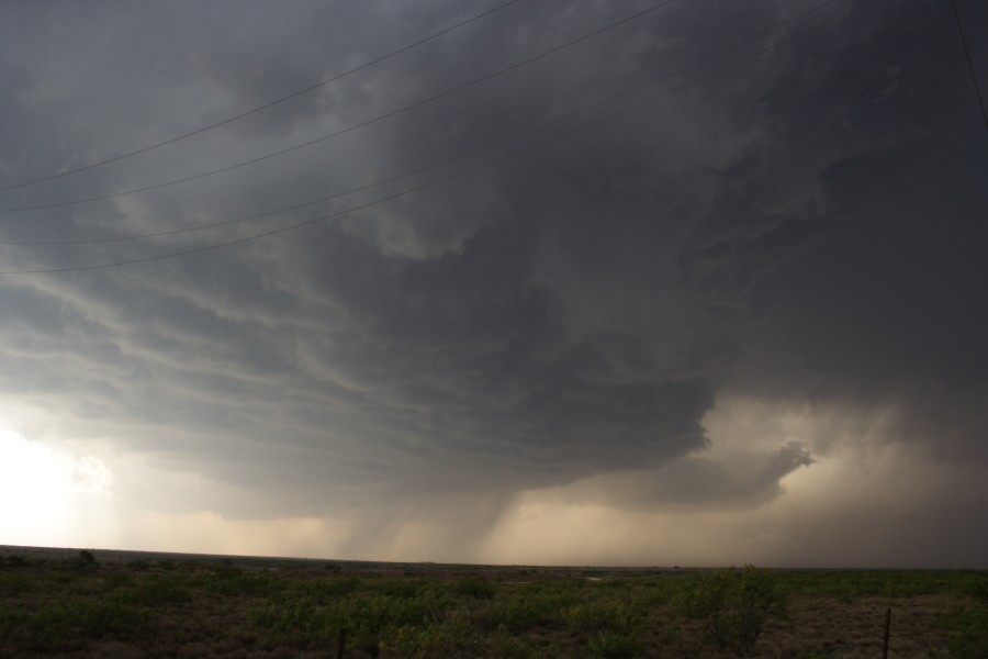 cumulonimbus thunderstorm_base : Seminole, Texas, USA   5 May 2006