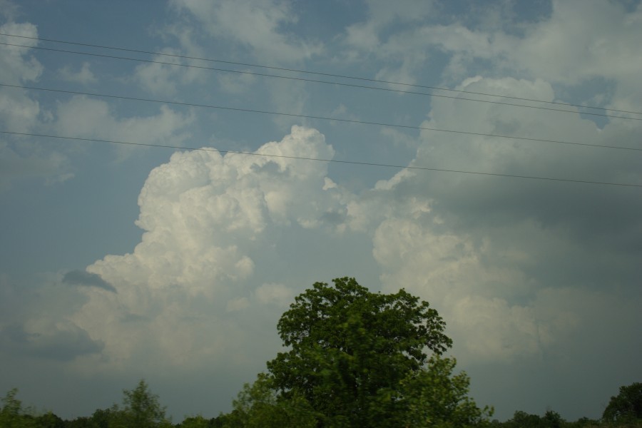 thunderstorm cumulonimbus_calvus : McAlester, Oklahoma, USA   9 May 2006