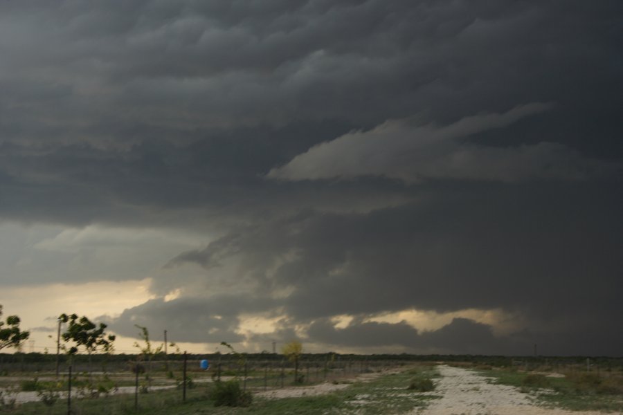 cumulonimbus thunderstorm_base : Del Rio, Texas, USA   14 May 2006