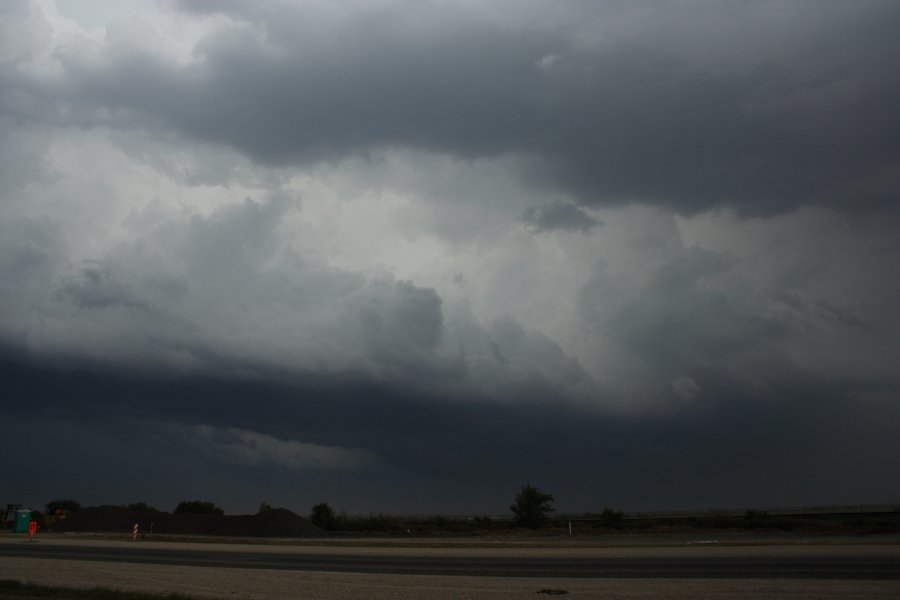 cumulonimbus thunderstorm_base : Del Rio, Texas, USA   14 May 2006