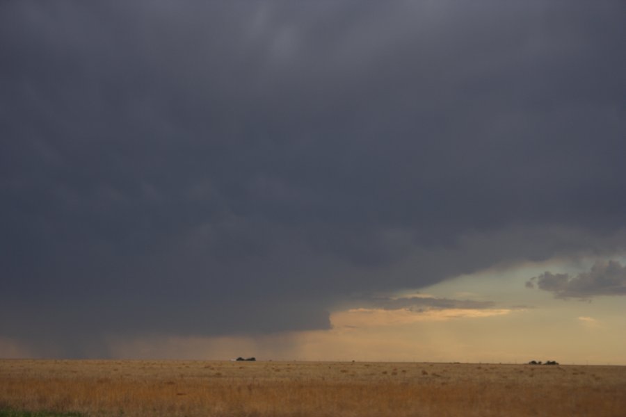 cumulonimbus thunderstorm_base : NW of Guymon, Oklahoma, USA   21 May 2006