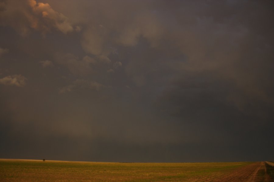 cumulonimbus thunderstorm_base : N of Stinnett, Texas, USA   21 May 2006