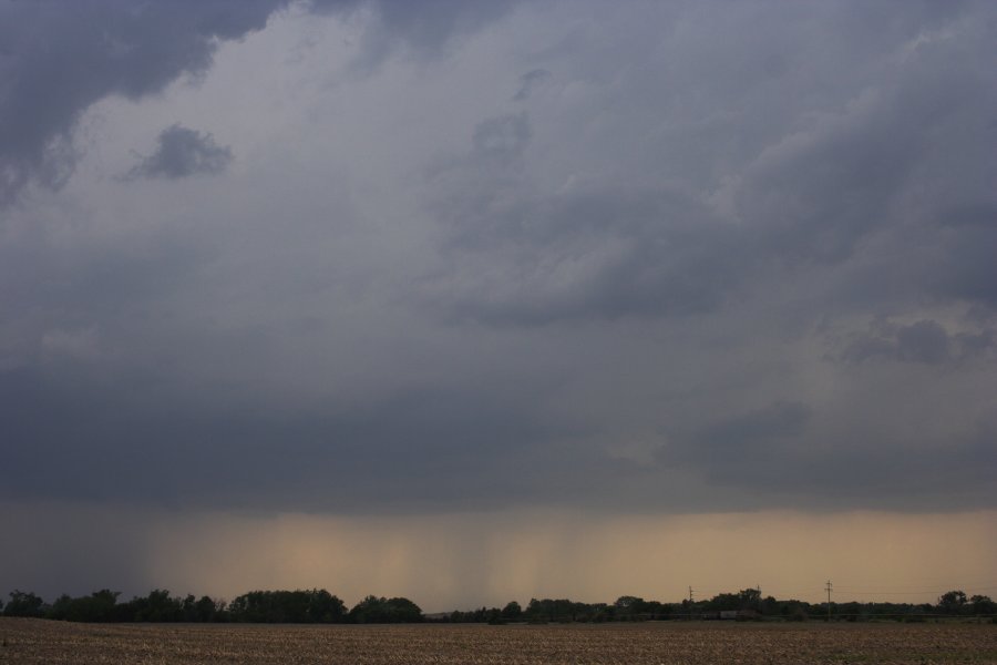 cumulonimbus thunderstorm_base : W of Grand Island, Nebraska, USA   23 May 2006