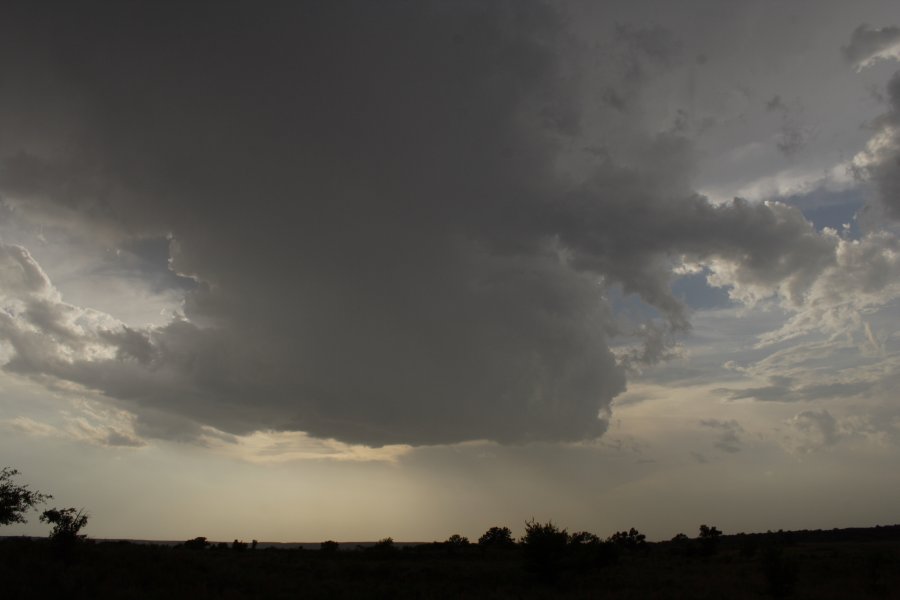 cumulonimbus thunderstorm_base : E of Woodward, Oklahoma, USA   25 May 2006