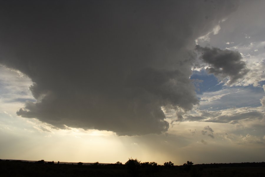 cumulonimbus thunderstorm_base : near Woodward, Oklahoma, USA   25 May 2006