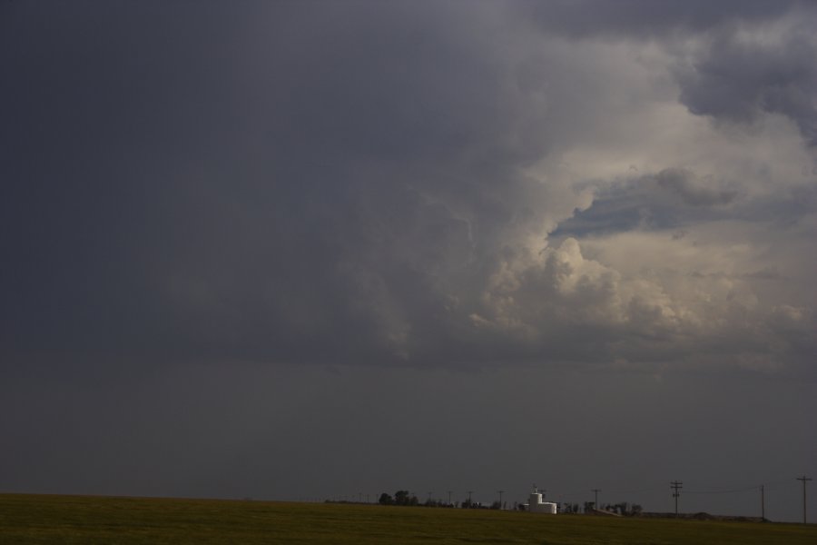 cumulonimbus thunderstorm_base : SW of Hoxie, Kansas, USA   26 May 2006