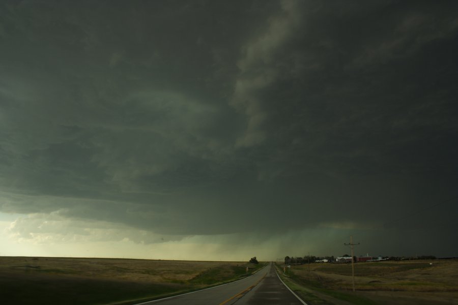 raincascade precipitation_cascade : SW of Hoxie, Kansas, USA   26 May 2006