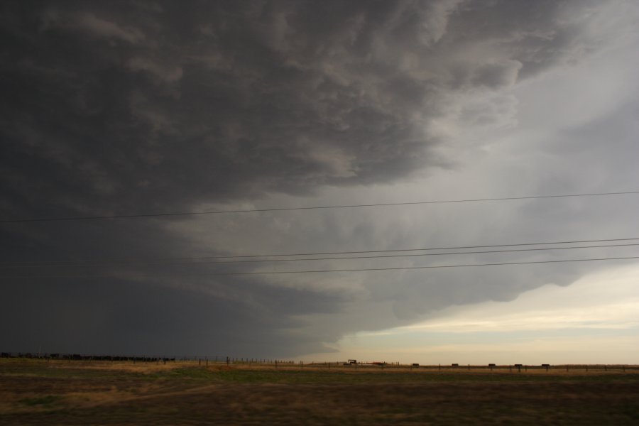 cumulonimbus supercell_thunderstorm : SW of Hoxie, Kansas, USA   26 May 2006