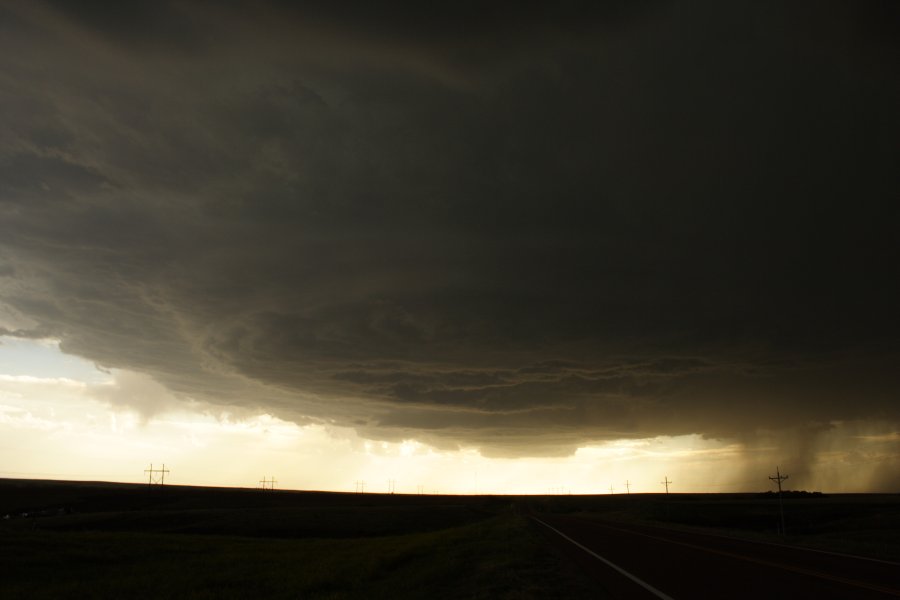 raincascade precipitation_cascade : SW of Hoxie, Kansas, USA   26 May 2006