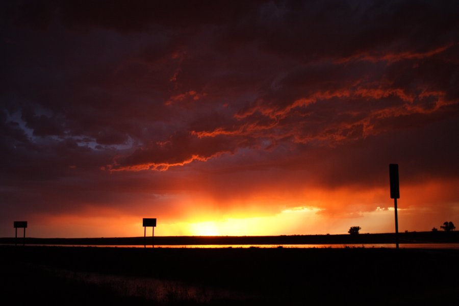 sunset sunset_pictures : near Hoxie, Kansas, USA   26 May 2006