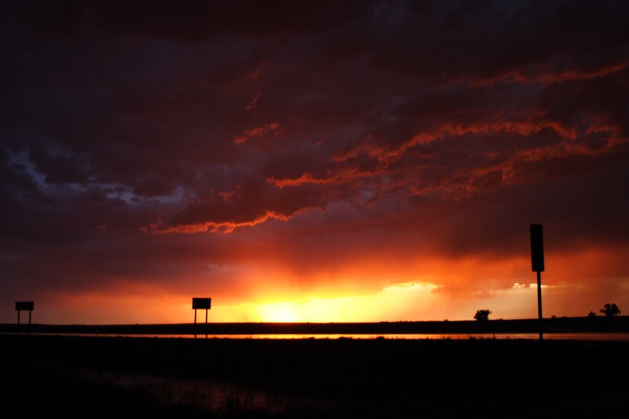 sunset sunset_pictures : near Hoxie, Kansas, USA   26 May 2006