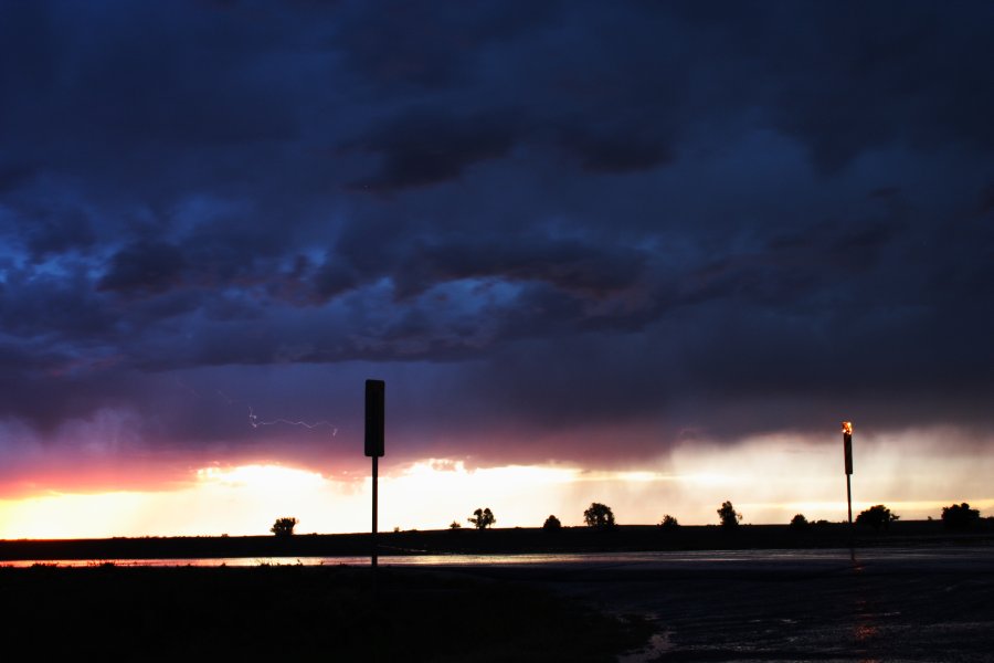 sunset sunset_pictures : near Hoxie, Kansas, USA   26 May 2006