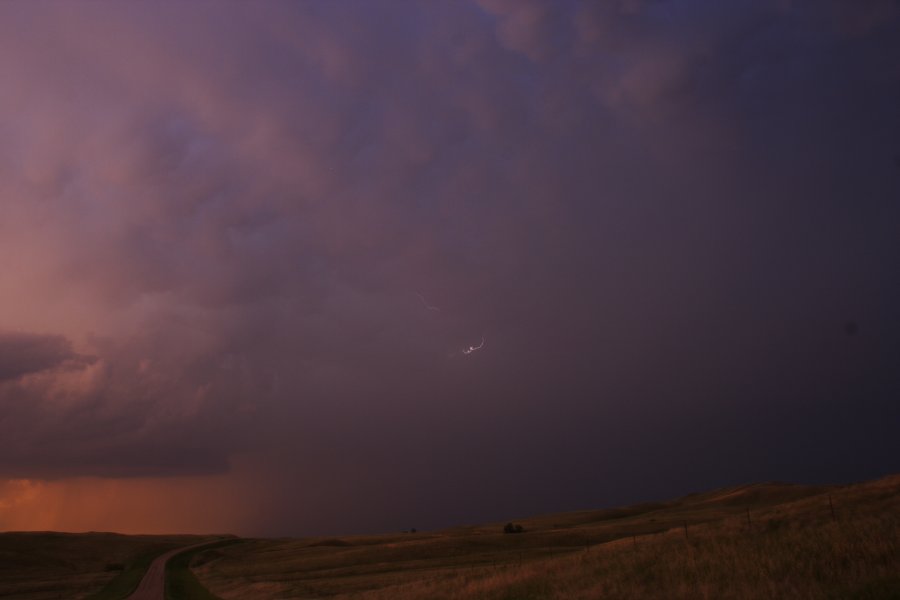 sunset sunset_pictures : S of Bismark, North Dakota, USA   27 May 2006