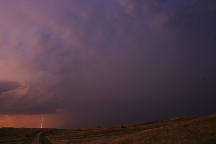 sunset sunset_pictures : S of Bismark, North Dakota, USA   27 May 2006