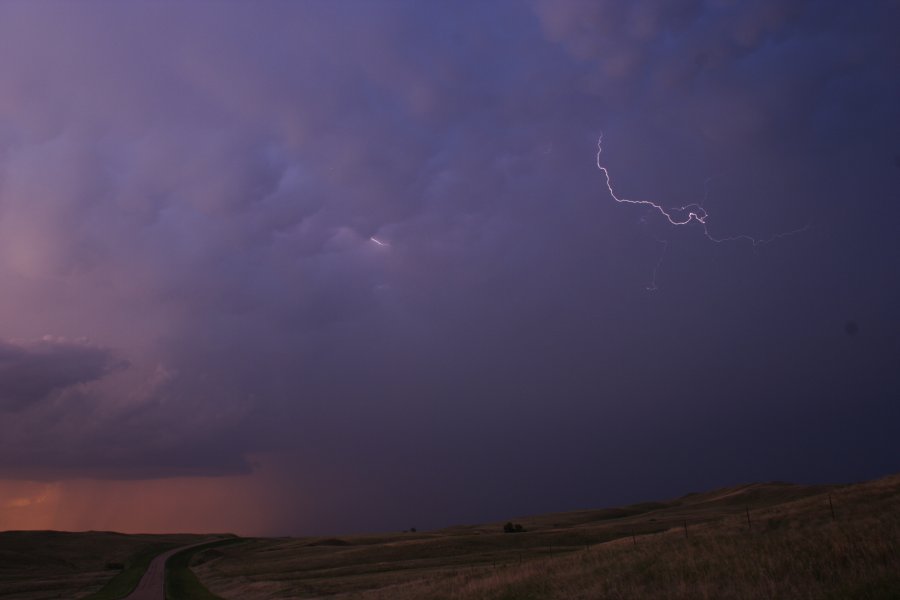 sunset sunset_pictures : S of Bismark, North Dakota, USA   27 May 2006