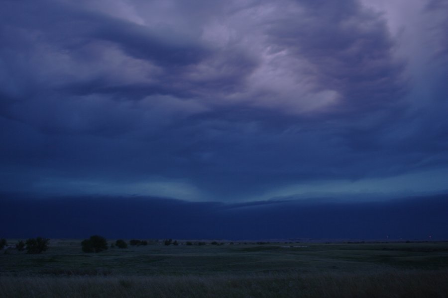 cumulonimbus thunderstorm_base : near Rapid City, South Dakota, USA   28 May 2006