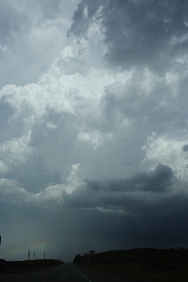 cumulonimbus supercell_thunderstorm : E of Wheeler, Texas, USA   30 May 2006