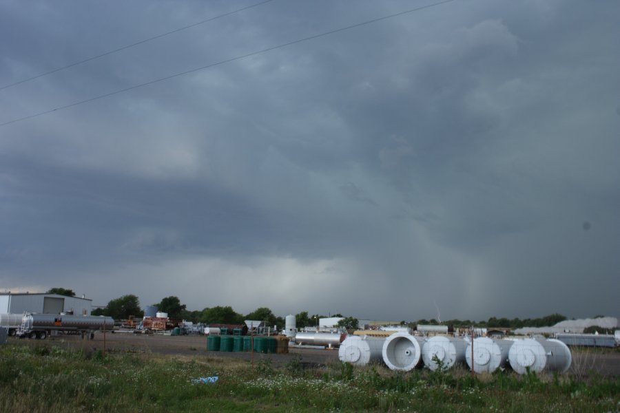 cumulonimbus thunderstorm_base : near Sayre, Oklahoma, USA   30 May 2006