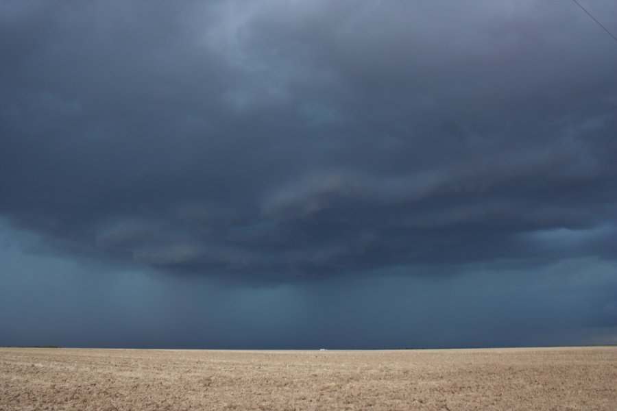 cumulonimbus thunderstorm_base : E of Limon, Colorado, USA   31 May 2006