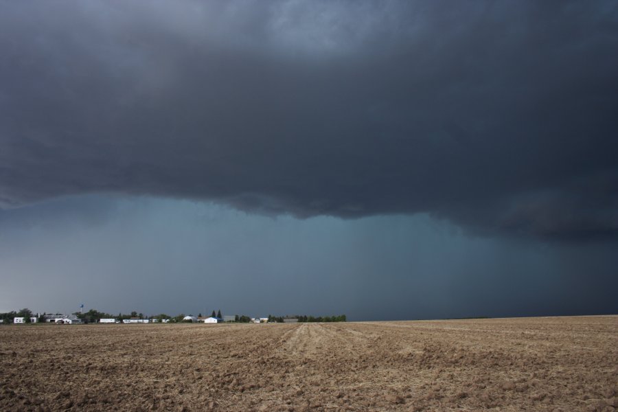 cumulonimbus supercell_thunderstorm : E of Limon, Colorado, USA   31 May 2006