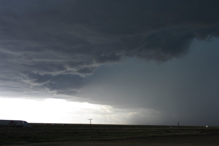 raincascade precipitation_cascade : E of Limon, Colorado, USA   31 May 2006